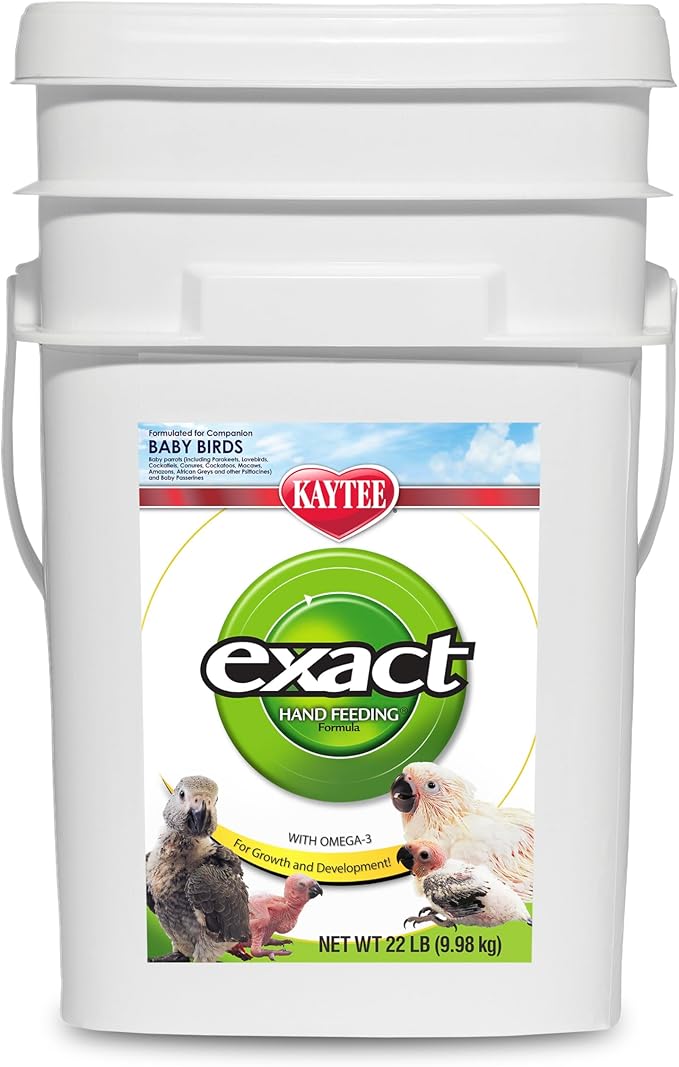 Kaytee Exact Hand Feeding For Baby Birds, 22 Lb Bucket