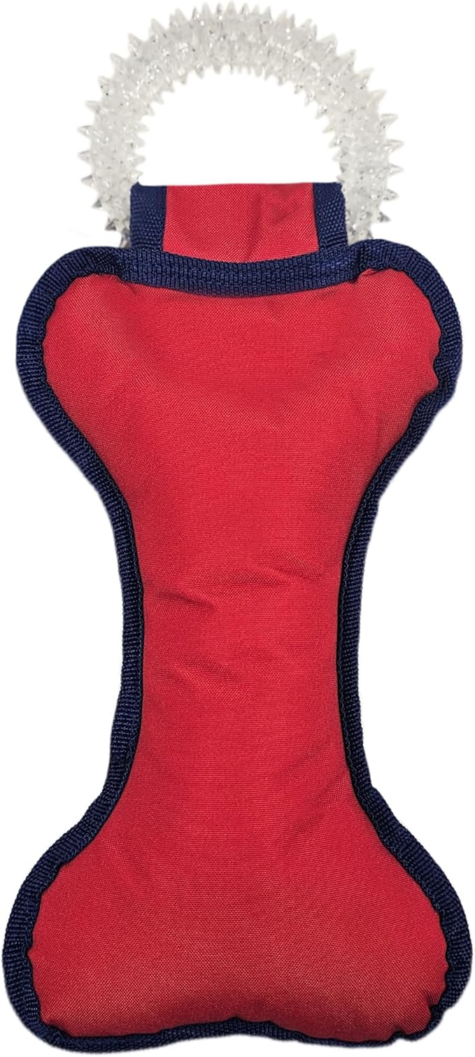 Pets First NCAA University of Arizona Wildcats Dental Dog TUG Toy with Squeaker. Tough PET Toy for Healthy Fun, Teething & Cleaning Pets Teeth & Gum