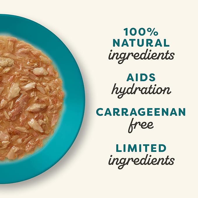 Applaws Natural Wet Cat Food in Gravy, Made with Limited and Natural Ingredients, No Artificial Additives, High Protein, Tuna & Mackerel in Gravy (24 x 2.47oz Cans)