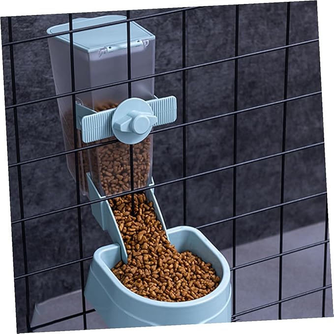 Hanging Automatic Bird Feeder and Hamster Food Dispenser Multi-Function Small Pet Feeder with Waterer for Outdoor Bird Cages and Hamster Accessories
