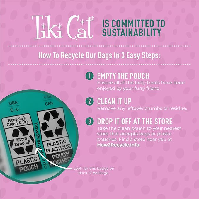 Tiki Cat Baby Soft & Chewy Tuna & Salmon Flavored Treats, 2 oz. (8 Count)