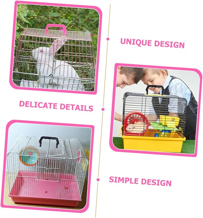 20pcs Portable Plastic Bird Cage Handle Lightweight Pet Crate Lifting Handles for Easy Outdoor Transport Suitable for Birds Hamsters and More