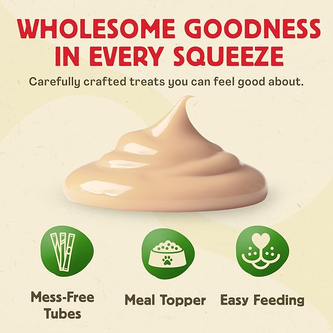 Catworx by Chewmasters Purrfect Squeeze Lickable Soft Cat Treats, 54 Pack - Creamy Purée Squeeze Tubes for Kittens and Adult Cats - Hand Feeding Snack or Food Topper - Training Reward, 0.53 Ounce