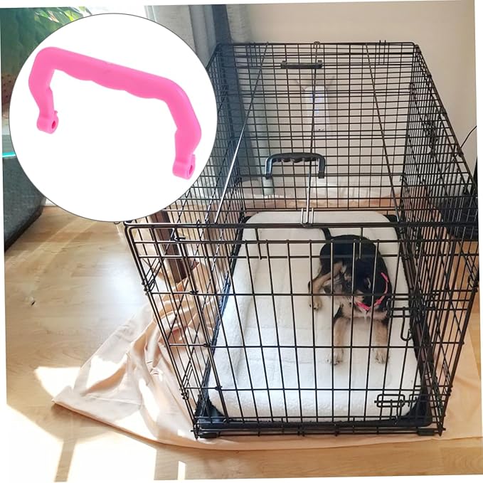 Toddmomy Grippers for Pet Crates 10pcs Plastic Pet Cage Handles Easy to Carry Unique Design for Comfort