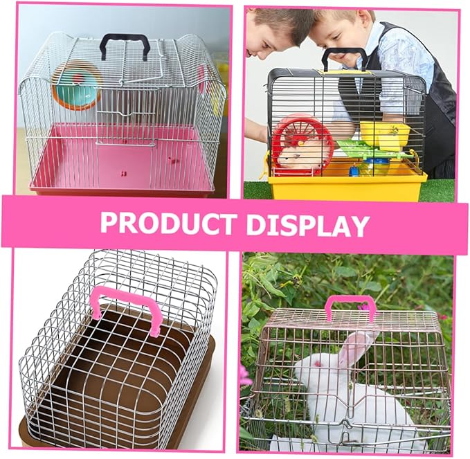 20pcs Portable Detachable Cage Handle for Birds and Pets Comfortable Grip for Outdoor Use Lightweight Design Includes and Handles