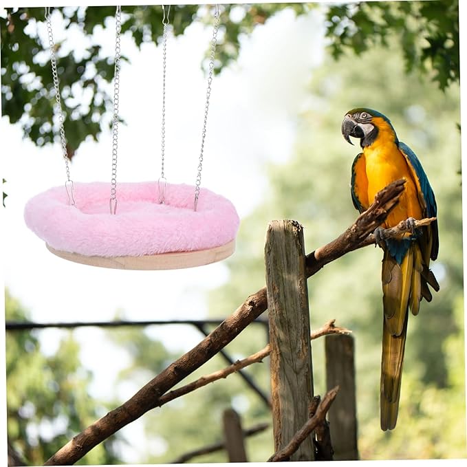 BESPORTBLE Parrot Warm Nest Hammock Bird Cage Accessory Soft Hanging Parrot Bed Bird Nest Products
