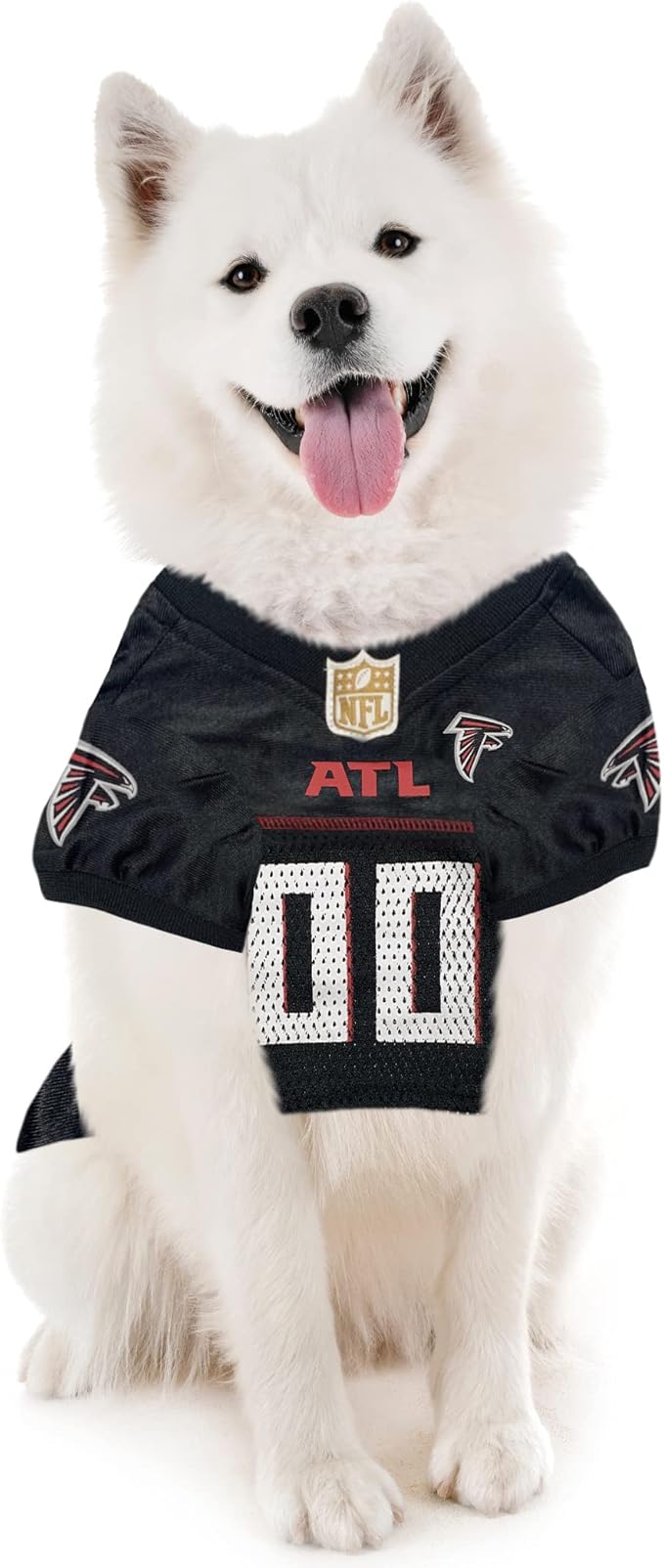 Pets First NFL Atlanta Falcons Dog Jersey, Size Small, Football Shirt Costume for Pet, Dog Sports T-Shirt, NFL Team Clothing for Cats, Licensed Pet Apparel Available in 7 Sizes and 32 Teams