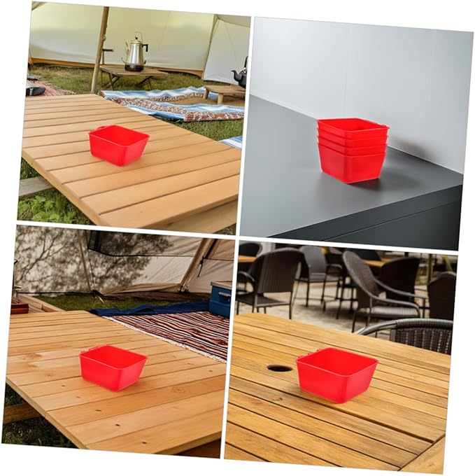 Totority 6pcs Hanging Rabbit Feeder and Bird Cage Water Bowl Set 12.5 * 9.5 * 6CM Sturdy PET Feeding Cups for Small Animals Easy to Install Suitable for Chickens and Rabbits