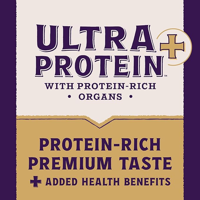 Natural Balance Ultra Protein Plus Dry Cat Food, Skin & Coat and Digestive Health Real Salmon & Chicken Meal Recipe with Chicken Liver & Chicken Heart, High Protein Cat Food for Picky Cats - 2.5 lbs