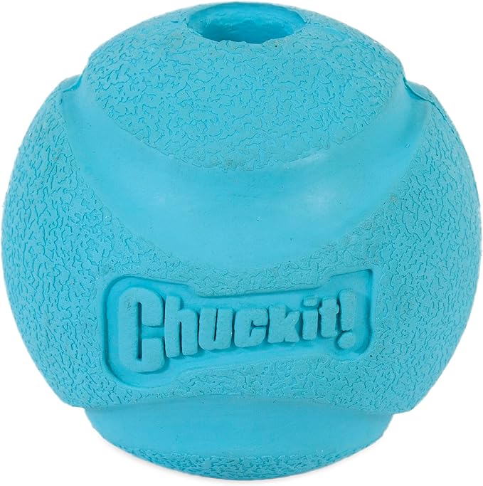 Chuckit! High-Bounce Rubber Fetch Ball, Medium (2.5 Inch), Pack of 1, Assorted Colors, For Medium Breeds