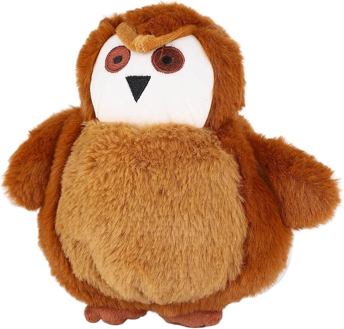 Dog Plush Toy Removable Washable Soft Interactive Dog Plush Toy Cover for Pet Supplies, Suitable for Dogs Cats, Plush Material (Brown)