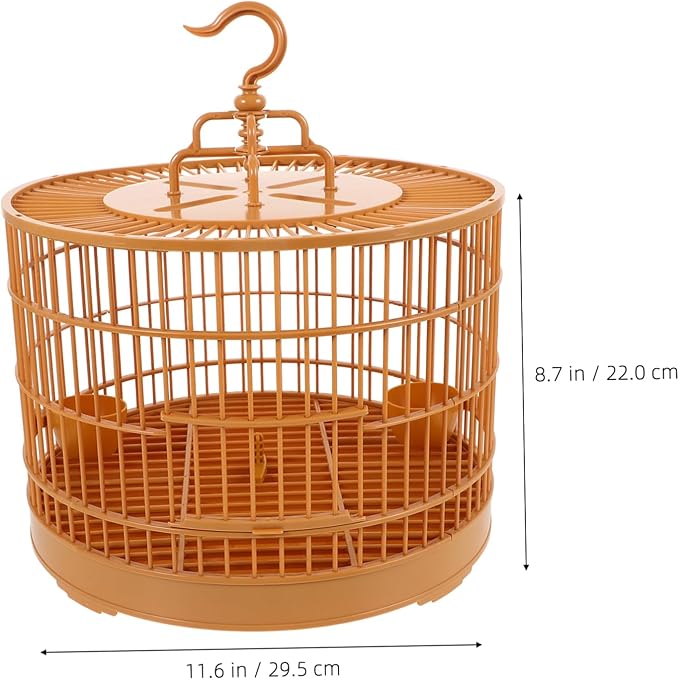BESPORTBLE Bird Cage Hanging Cage for Parakeets Cockatiels Secure Stylish Design for Comfortable Living Space for Various Birds