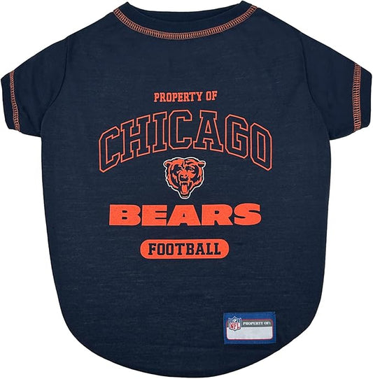 NFL Chicago Cubs Dog T-Shirt for Pets, Size X-Small. Officially Licensed Pet Shirt with Team Logo, Soft Stretchable Comfort Fit Apparel for Dogs & Cats