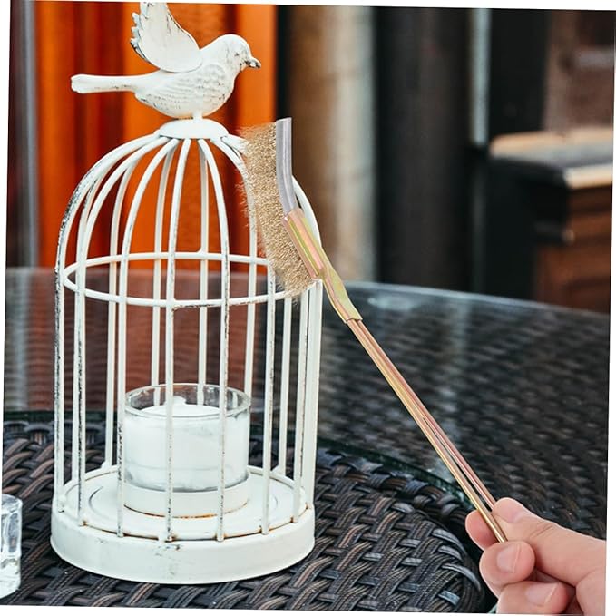 BESPORTBLE Versatile Bird Cage Cleaning Brush Wire Brush Head Bird Droppings Cleaner