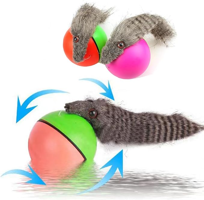 All Purpose Beaver Ball Weasel Ball Bath Toy for Children Adults Dogs Or Cats of All Varieties Suitable for Swimming Or Bathing in The Pool (2 Sets)