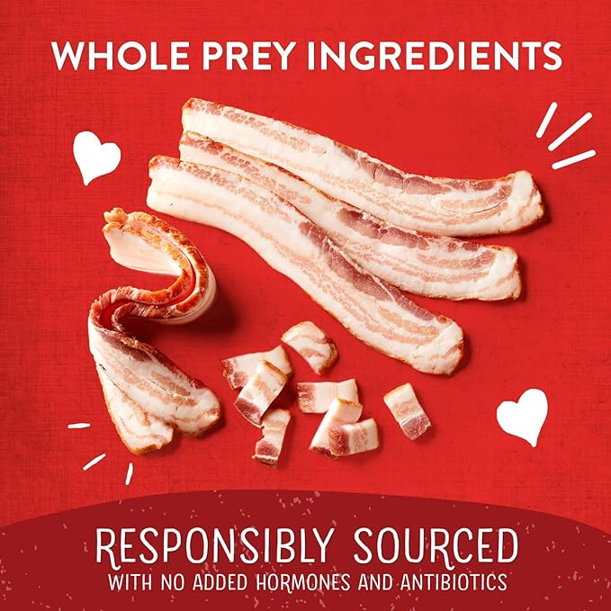 Stella & Chewy's Freeze-Dried Raw Wild Weenies Dog Treats - High-Protein Training Treats for Dogs & Puppies - All-Natural Bacon Recipe with 95% Meat & Organs - USA Made - 3 oz Bag (Pack of 2)
