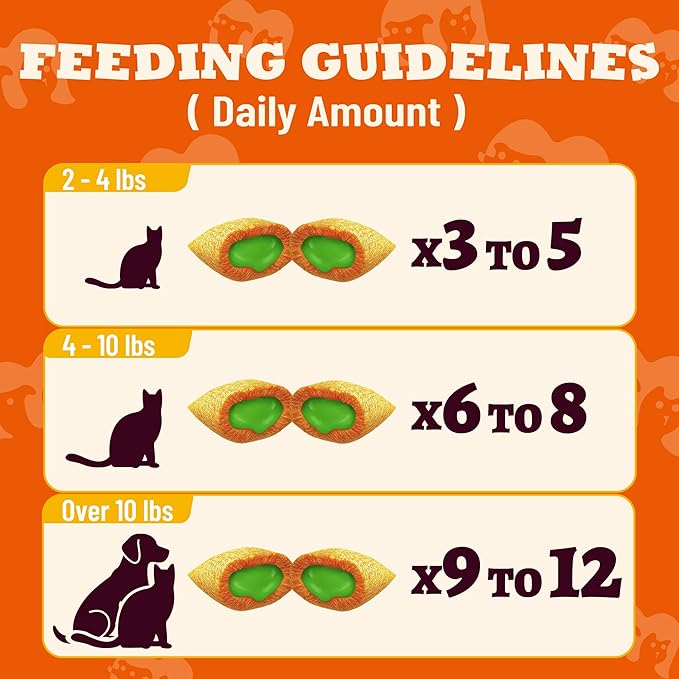 13.05oz Catnip Treats for Cats with Taurine for Cats and Vitamins, Crunchy and Soft Cat Treats for Digestive Health & Mood Support - Chicken Flavor, Healthy Cat Treats for Kittens