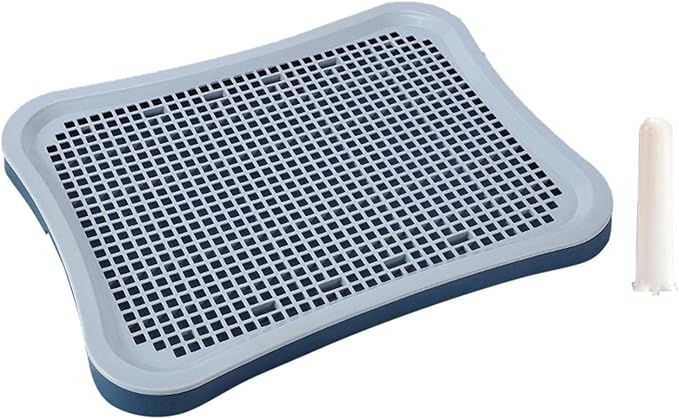 Pet Cat Training Toilet Tray Potty Easy to Clean Litter Bedding Box Urinal Dog Potty Tray Pee Pad for Small Animals Pets Accessories, Cyan