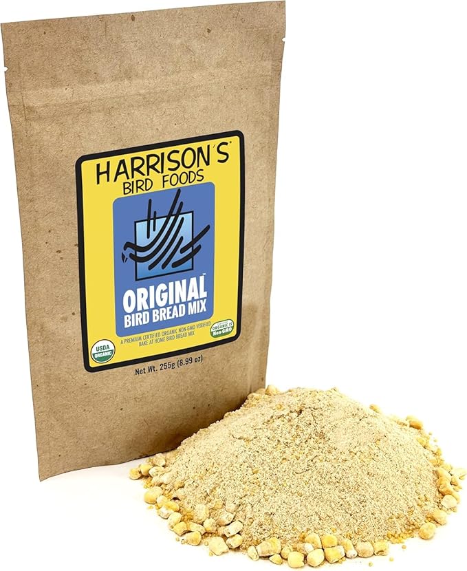 Harrison's Bird Foods Certified Organic NonGMO Original Recipe Bird Bread Mix 255g