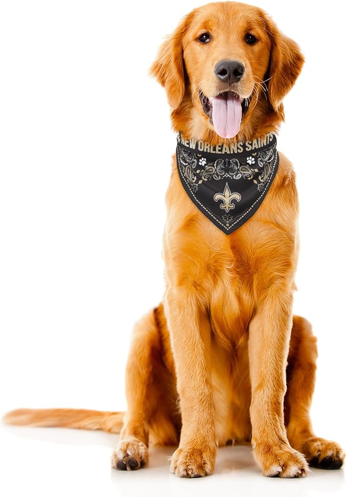 Littlearth NFL Reversible Pet Bandana - Officially Licensed Teams, Sizes XS to XL