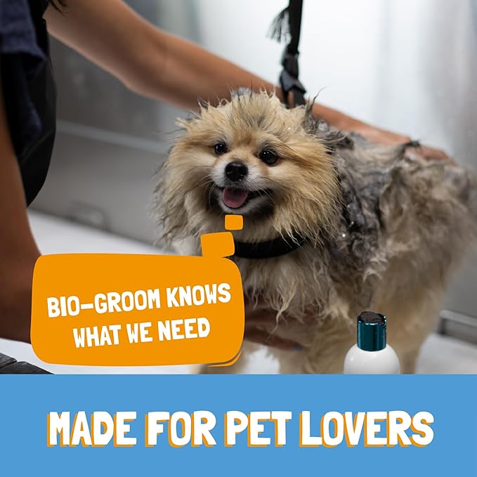 Bio-Groom Country Freesia Dog Shampoo – Natural Scent Pet Shampoo, Aloe Vera, Chamomile, Cat & Dog Bathing Supplies, Puppy Wash, Cruelty-Free, Made in USA, Quick Rinse Cat Shampoo – 12 fl oz 1-Pack