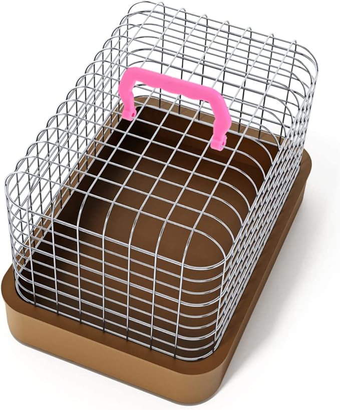 Toddmomy Grippers for Pet Crates 10pcs Plastic Pet Cage Handles Easy to Carry Unique Design for Comfort