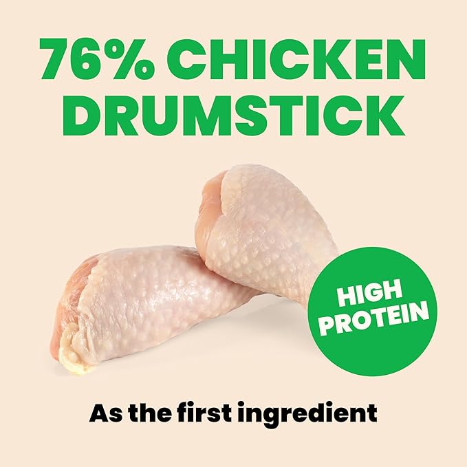 almo nature HQS Natural Wet Cat Food Chicken Drumstick in Broth - Grain-Free Cat Food Canned, 2.47 oz (Pack of 24)