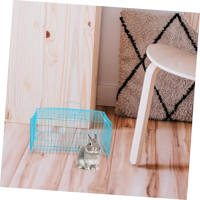Portable Wire Bird Cage for Small Animals Stylish Carrier for Parrots Hamsters and Other Pets for Travel Construction and Excellent Ventilation