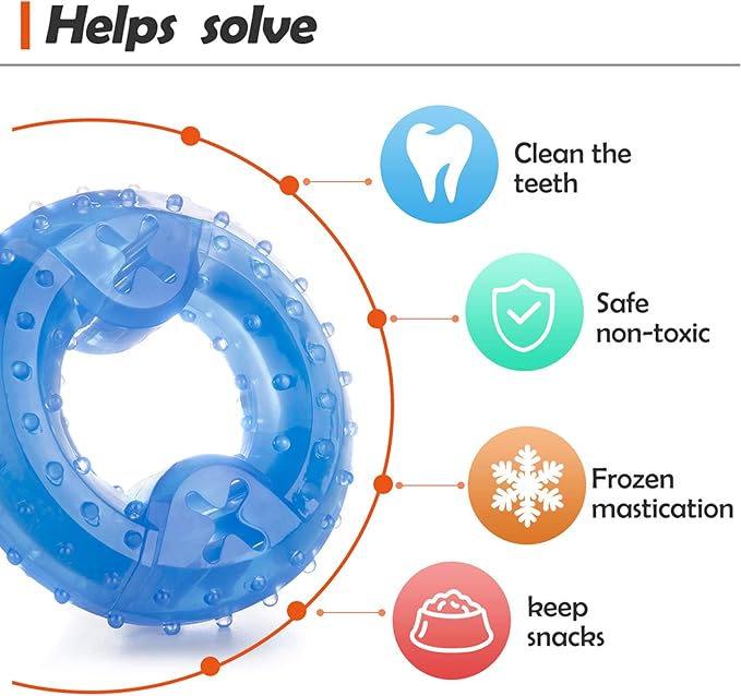 Pet Products Arctic Freeze Fetch Food Cooling Teether Upgraded Chew Toy
