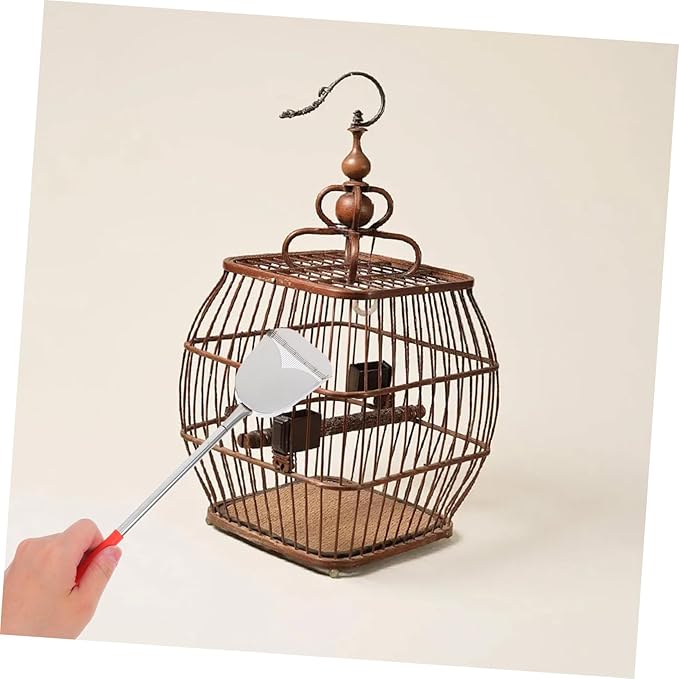 2pcs Bird Cage Cleaning Brush Set Droppings Shovel PET Cage Cleaner Tools for Birds and Small Animals Includes and
