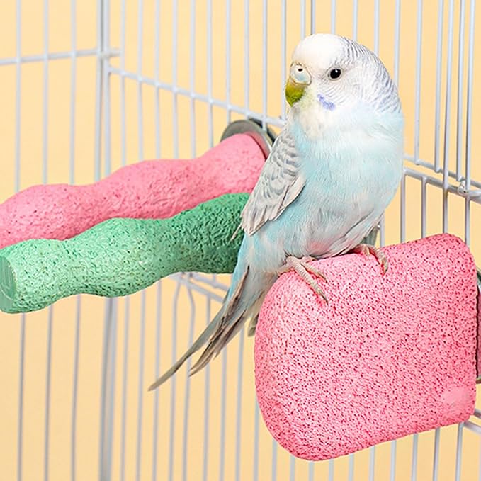 Bird Cage Toy Teeth Mouth Molar Hamster Chew Toy Perch Parrot Budgies Hamster Pet Supplies Bird Cage Accessories