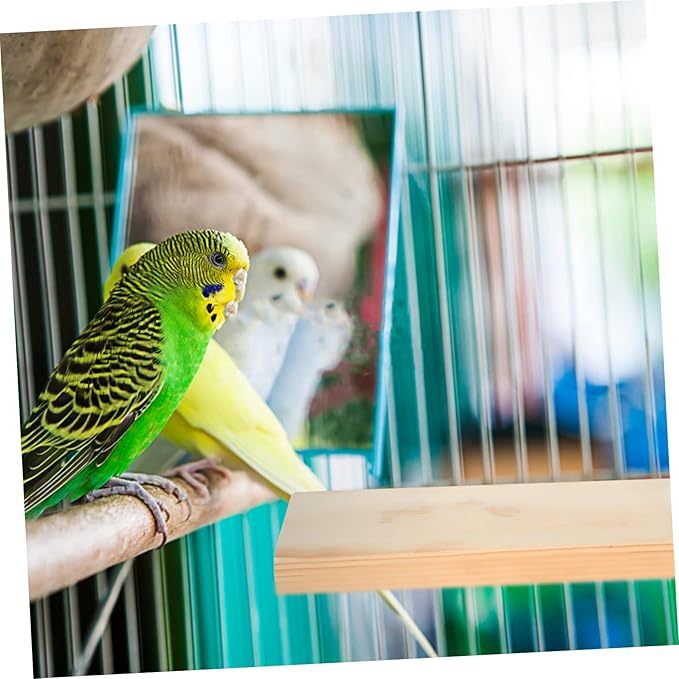 3 Pack Hamster Wooden Platform Toy Safe Bird Cage Accessory Natural Wood Climbing Supplies Hamster Toy Home Dec