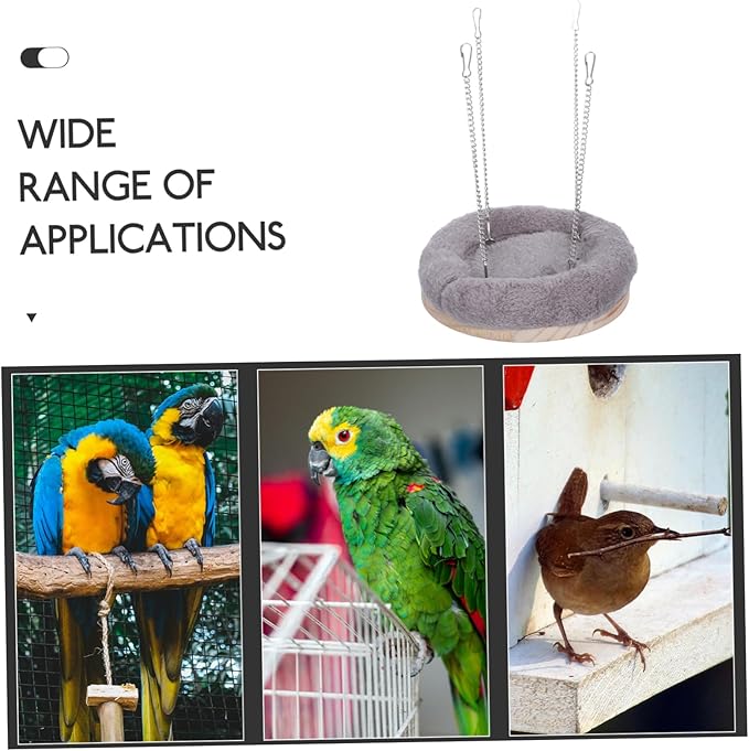 Sosoport Bird Cage Hammock for Parakeets and Small Birds Cozy Winter Nest for Cockatiels and Conures Soft and Comfortable Hanging Bed Health- for