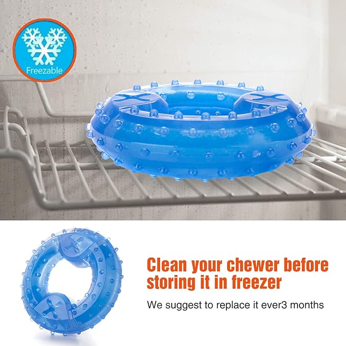 Pet Products Arctic Freeze Fetch Food Cooling Teether Chew Toy (2PCS)