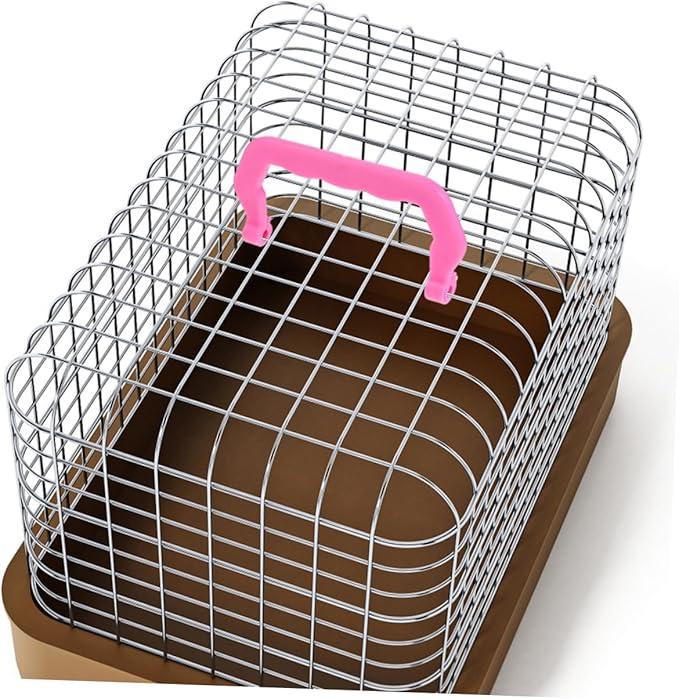 BESPORTBLE 20pcs Portable Pet Cage Handles Multi-use Birdcage and Crate Carrier Accessories Plastic Design for Easy Carrying Comfortable Grip for Hamster and Cages