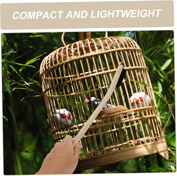 3pcs Bird Cage Cleaning Brush Lightweight Portable Scrubber Tool for Parrots and Birds for Easy Birdcage Maintenance and