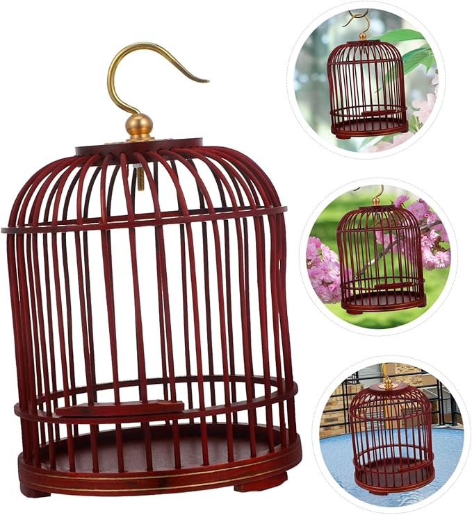 UKCOCO Decorative Bird Cage for Small Animals Stylish Capacity Safe Locking Door for Indoor and Outdoor Use for