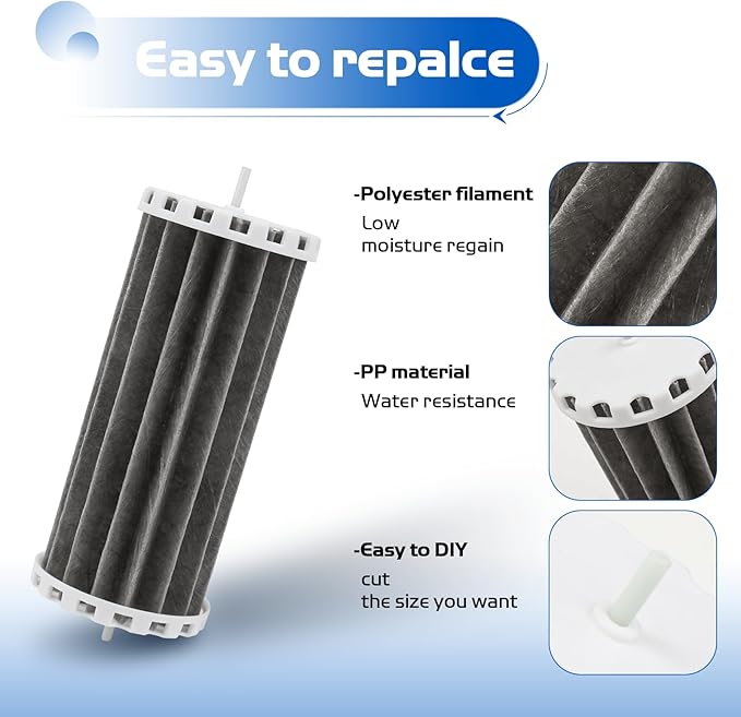 Aquarium Fish Tank Filters Compatible with Marineland Penguin 350 200, Hang On Filters Replacement for Penguin BioWheel 350B 200B Assembly Biowheel Part, PRBW2350B, 2 Pack