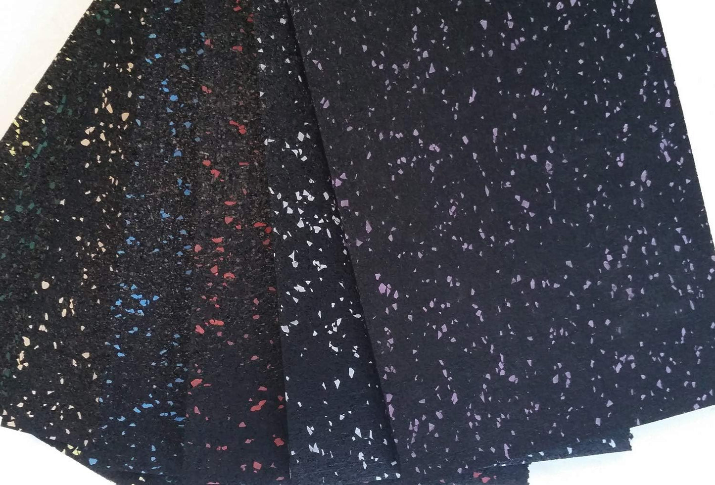 American Floor Mats 1/4in (7mm) Thick 10% Green 4' x 30' Heavy Duty Rubber Rolls, Protective Exercise Mats, Home Gym Rubber Flooring