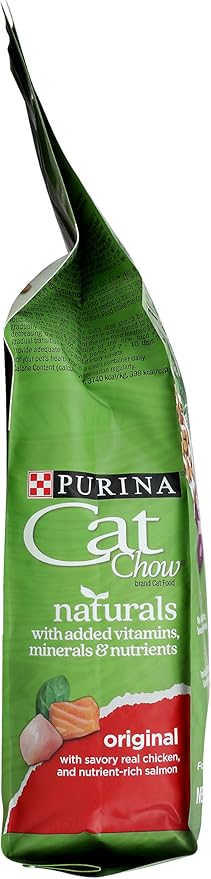 Purina Cat Chow Naturals Dry Cat Food, Original With Real Chicken, 3.15 Lb Bag