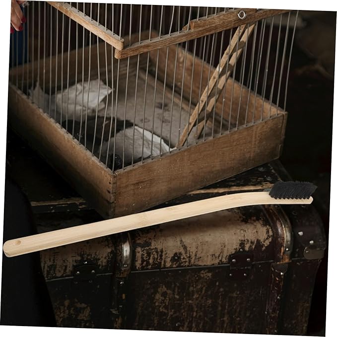 3pcs Bird Cage Cleaning Brush Lightweight Portable Scrubber Tool for Parrots and Birds for Easy Birdcage Maintenance and