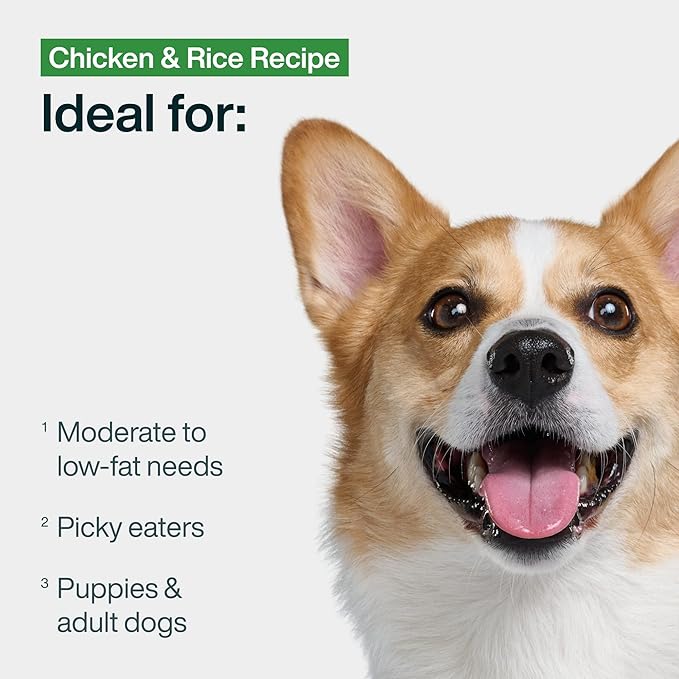JustFoodForDogs Frozen Fresh Dog Food Toppers and Meals, Human Grade, Balanced Fresh Pet Meal or Topper, No Preservatives, Limited Ingredient Recipe, Chicken & Rice 18 oz - 14 Pack
