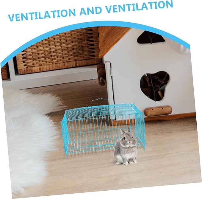 Portable Bird Carrier Cage with Spacious Interior Improved Air Circulation for Small Pets Like Hamsters and Parrots Convenient Travel Design for Outdoor Adventures