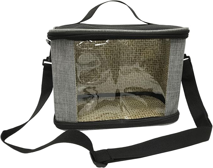 Fabric Carrier Bag for Small Animal Breathable Outgoing Bag Travel Cage Waterproof & Foldable Cage for Chinchilla Bird Cages for Cockatiels with Stand Bird Cage Accessories for Cockatiels