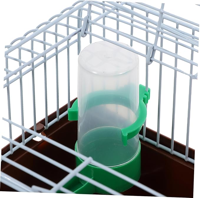 BESPORTBLE Multi-use Bird Carrier with Stand Portable Birdcage for Parakeets Includes Food and Water Accessories Parrot Cage for Animals