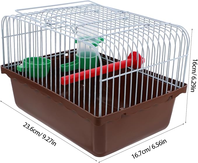 MERRYHAPY Multi-Functional Bird Cage for Parrots and Lovebirds Portable Travel Carrier with Spacious Design Easy Access for Feeding and Comfortable Perch for Animals
