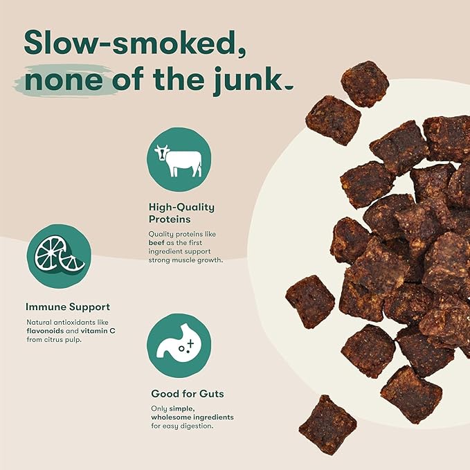 Jinx Soft Jerky Dog Treats Bundle - Beef Bites (2 Pack)