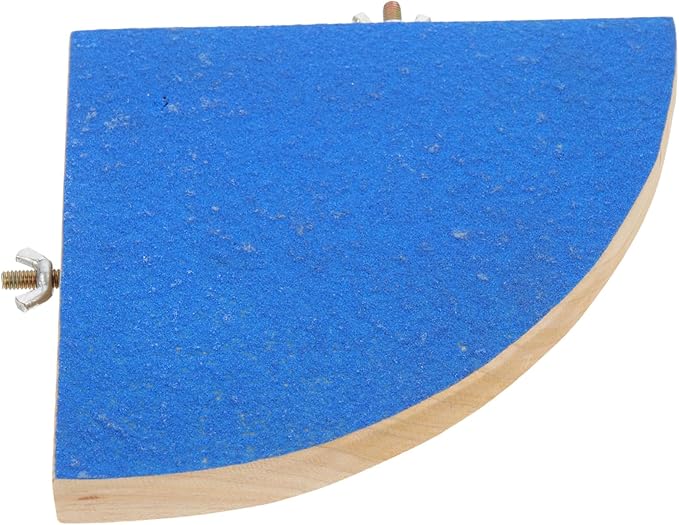WOONEKY Frosted Wooden Pet Platform for Small Animals Chew- for Parrots Hamsters and Squirrels