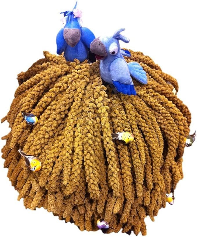 Nemeth Farms Spray Millet - Edible Tops Only, Non-GMO and Sun-Dried - 5 lbs for Parakeets, Conures and Cockatiels