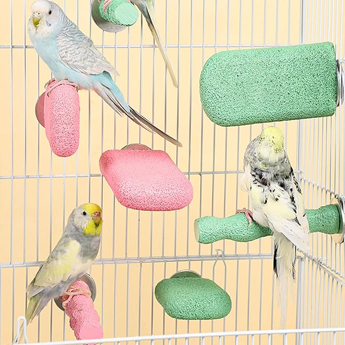 Bird Cage Toy Teeth Mouth Molar Hamster Chew Toy Perch Parrot Budgies Hamster Pet Supplies Bird Cage Accessories